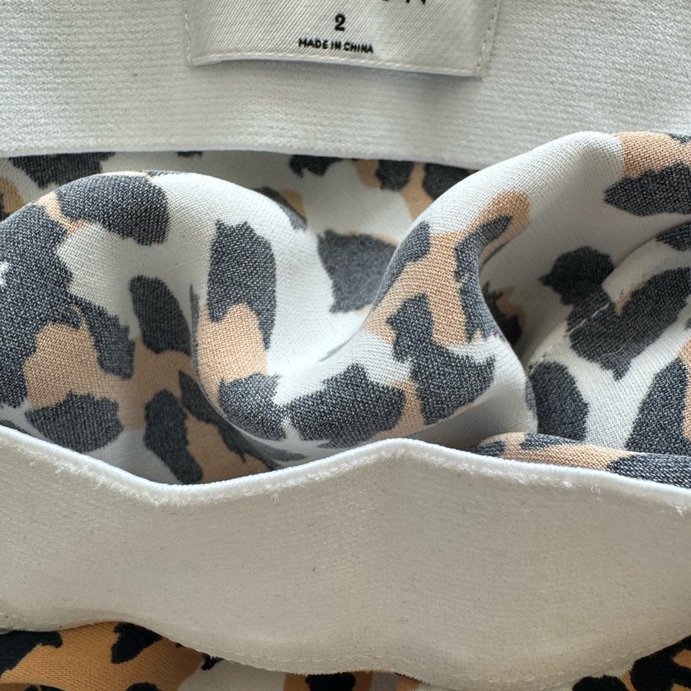Aritzia Animal Print Midi Skirt - Black, Brown, and Cream - Picture 7 of 7